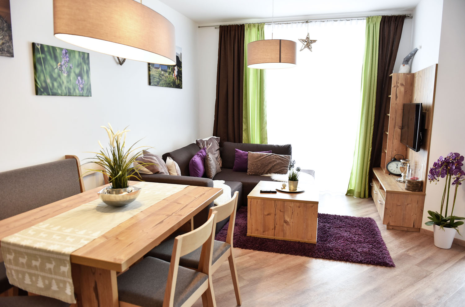 Bergpanorama Wohnzimmer 1