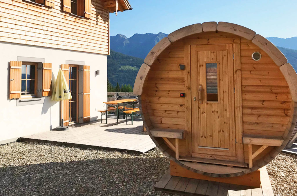 FamilienZEIT Saunafass Schaffelbad